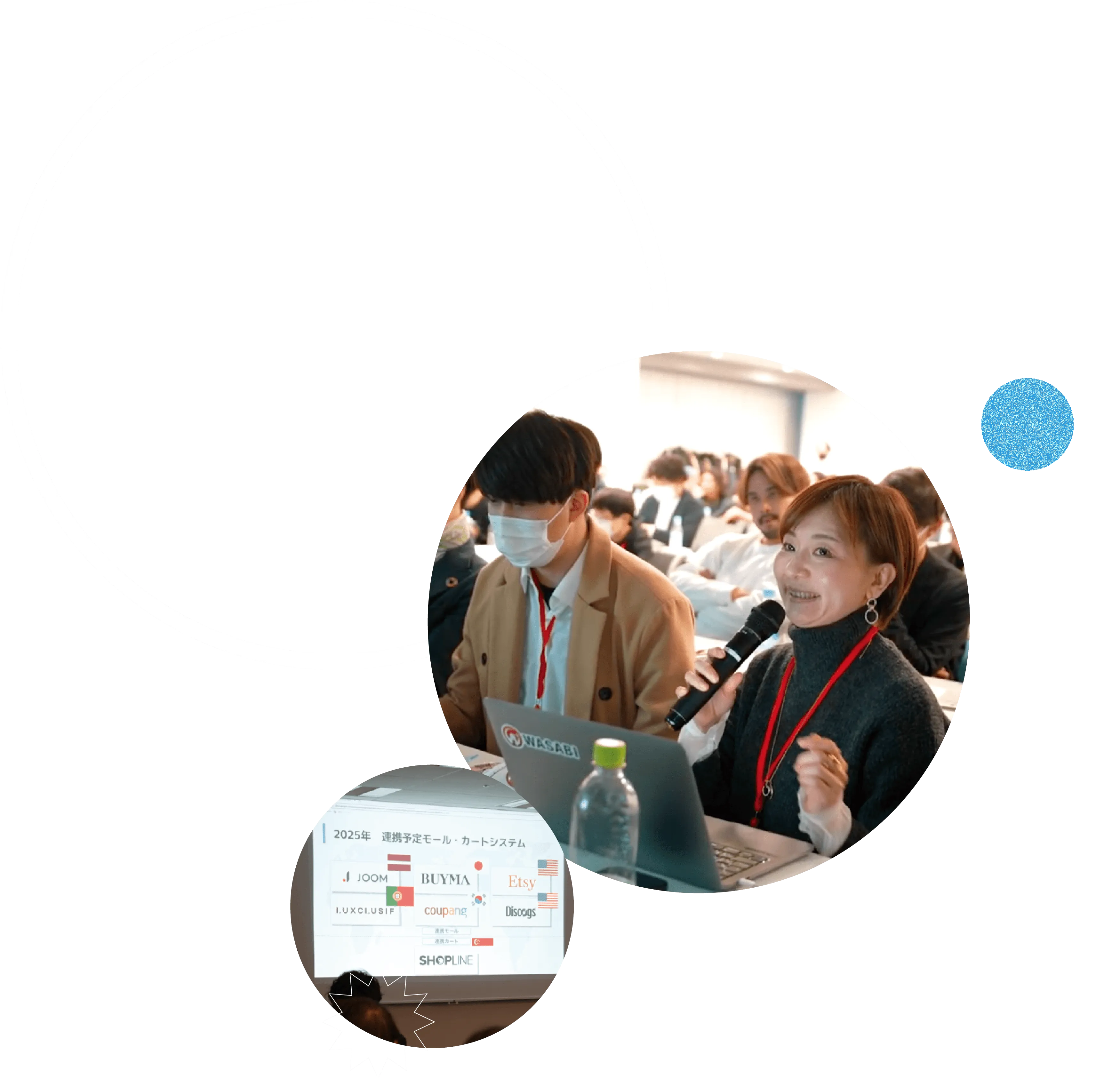 中心から左上の画像