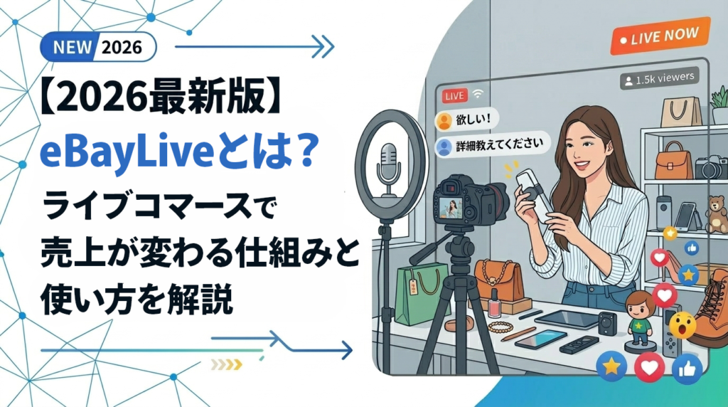 【2026年最新版】eBay Liveとは？ライブコマースで売上が変わる仕組みと使い方を解説