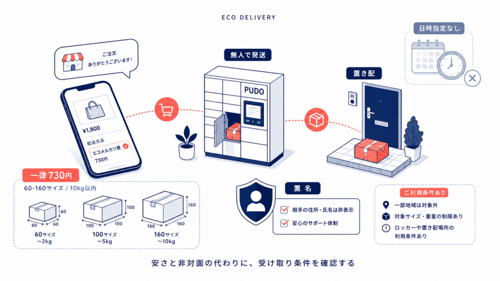 2026年最新版】メルカリShopsでエコメルカリ便は使える？PUDO発送方法 